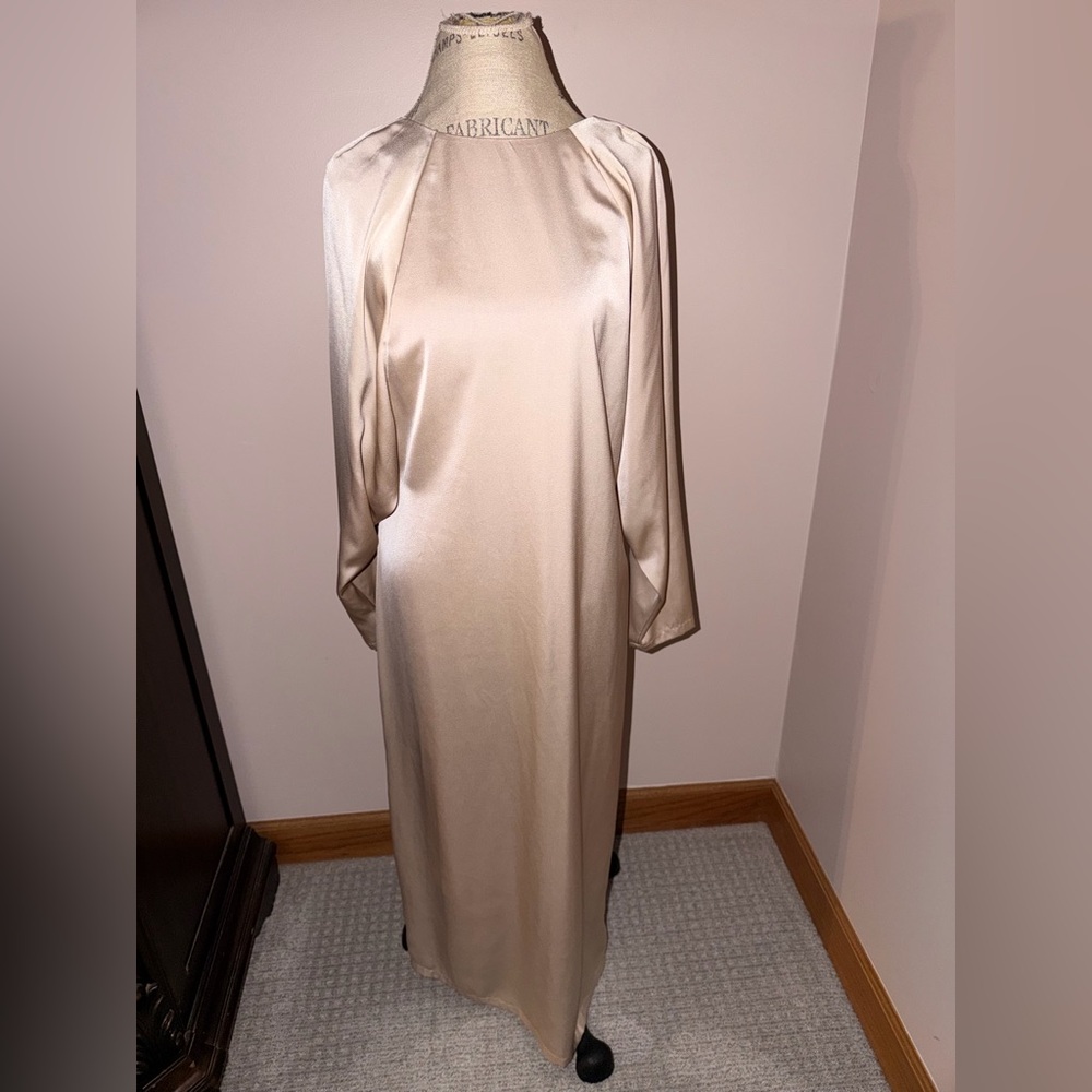 H&M satin midaxi dress